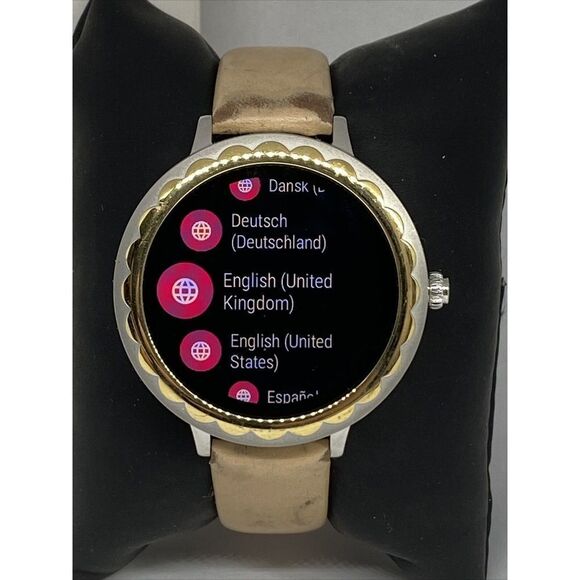 Kate Spade Gen 3 KST2007 Women's Sand Leather Digital Dial Smart Watch PD454 - Picture 3 of 12